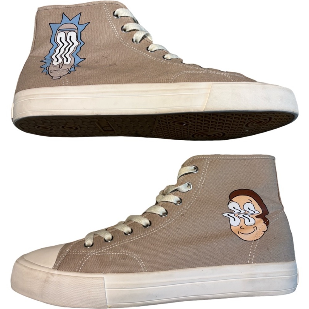 Rick And Morty H&M Hi Tops Size 10.5